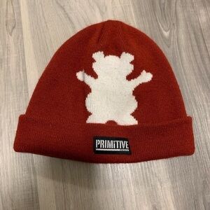 Primitive red beanie one size